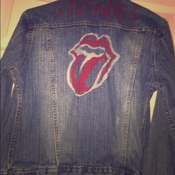 the Rolling Stones Jackets & Blazers - Rolling Stones denim jacket